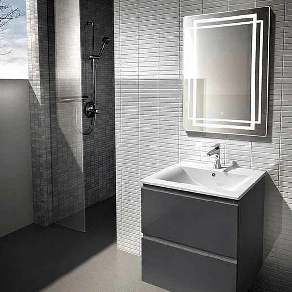 Зеркало с подсветкой "Мадрид" 600*800 (Сенсорный выключатель) - 2