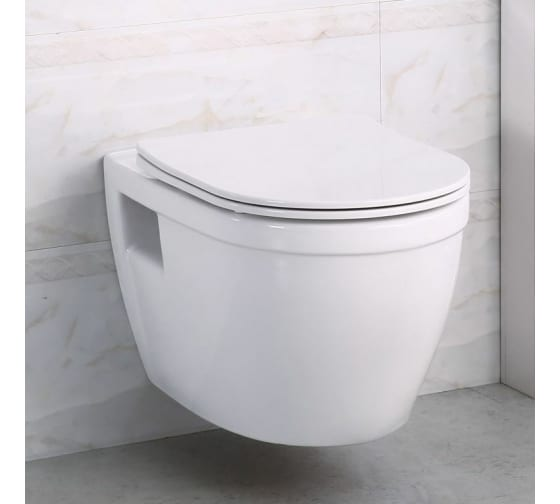 Унитаз подвесной Belbagno Loto безободковый с сиденьем микролифт.