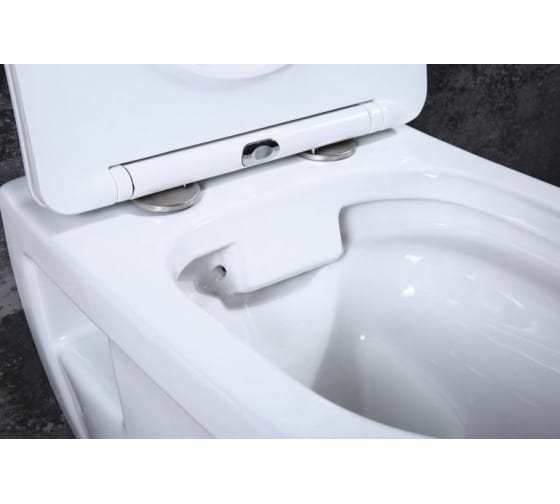 Унитаз подвесной Belbagno Loto безободковый с сиденьем микролифт. - 3